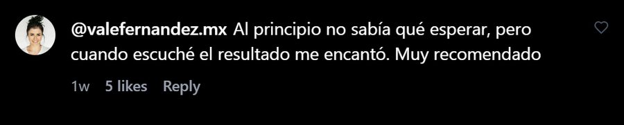 Comentario de cliente